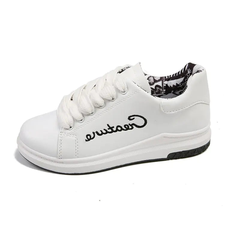 White Sneakers, Flat Shoes for Students