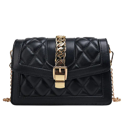 Chanel Style Diamond Quilted Shoulder Bag for Women