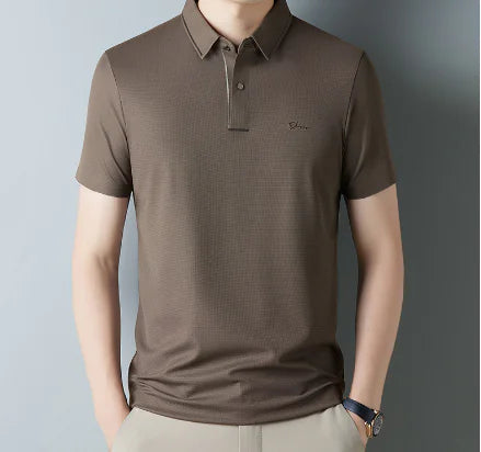 Men's Summer Cotton Polo Shirt - Casual Short Sleeve