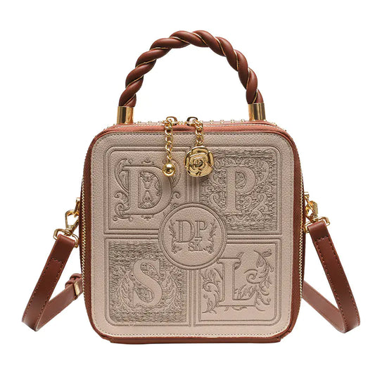 "Portable Small Square Crossbody Bag for Women"