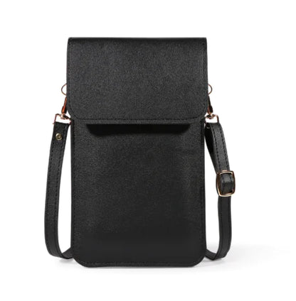 Mini Crossbody Bags for Women - Solid Color Wallet