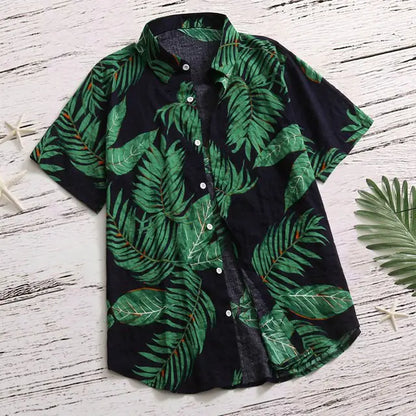 Men's Hawaiian Shirt - Comfortable Casual Beachwear
