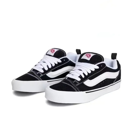 Vans KnuSkool Suede Retro Skate Shoes with Big Logo