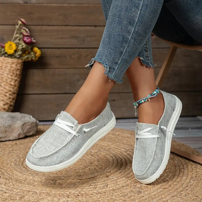 Casual Lightweight Slip-On Canvas Shoes for Women