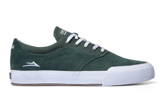 Lakai Wilkins Mens Skate Shoes Green Suede 10.5