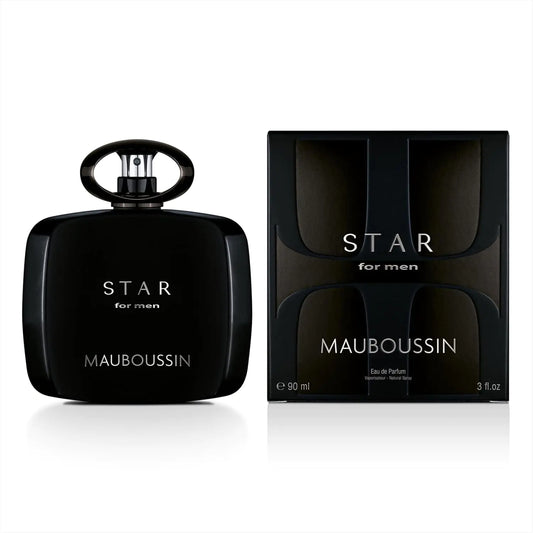Mauboussin - Star For Men 90ml (3 Fl Oz) - Eau de Parfum for Men - Woody & Amber Scents