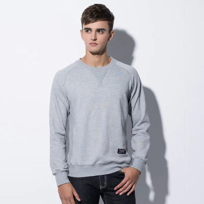 Men's Crew Neck Pullover Sweatshirt - Japanese Style