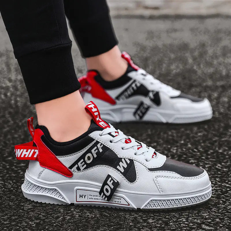 Men's Casual Sneakers with Alphabet Design