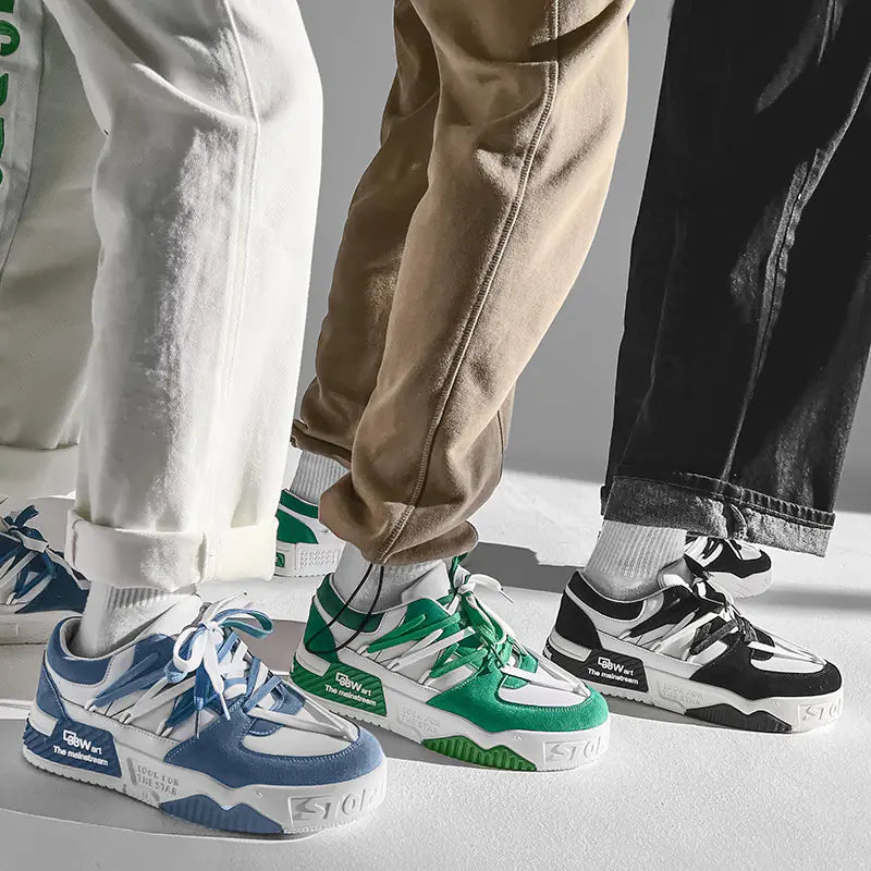 Summer Low-Top Skate Shoes for Men - Stylish & Unique