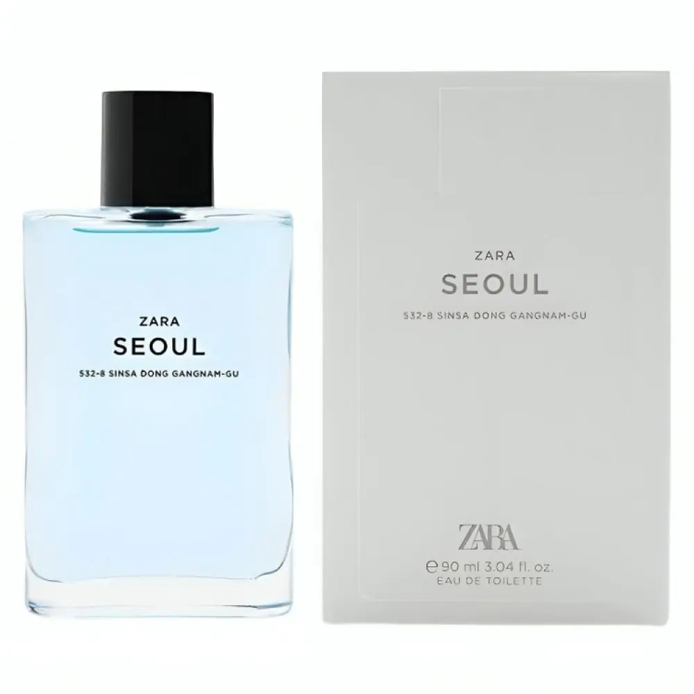 Zara Man Seoul 532-8 Sinsadong Gangnam-Gu Cologne for Men Fragrance EDT Eau De Toilette 90 ML (3.04 FL OZ)