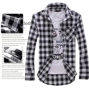 Slim Fit Checkered Casual Shirt