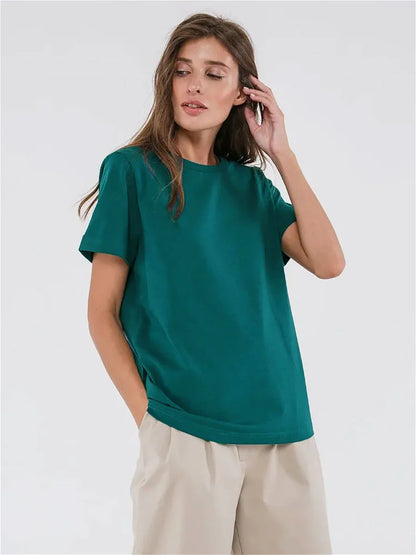 Casual Cotton Pullover T-Shirt