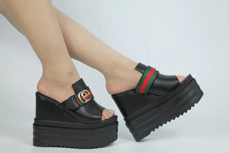 Gucci Summer Platform Wedge Heels