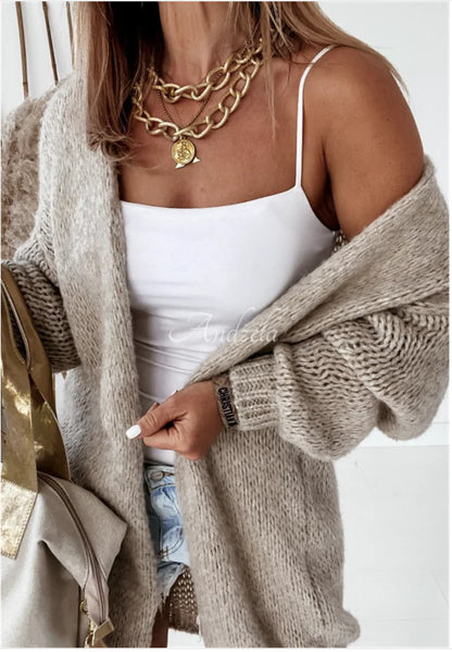 Loose Cardigan Sweater