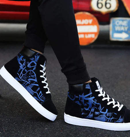 Spring High-Top Korean Casual Canvas Shoes for Teens