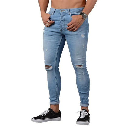 Men's Ripped Denim Jeans
