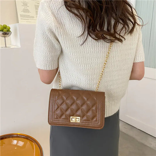 Chic Simple Small Square Handbag
