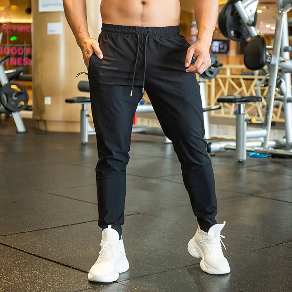Men's Thin Fitness Running Leggings for Sports