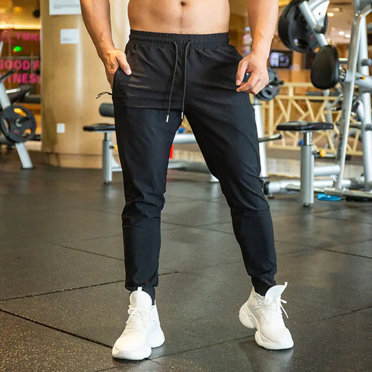 Men's Thin Fitness Running Leggings for Sports