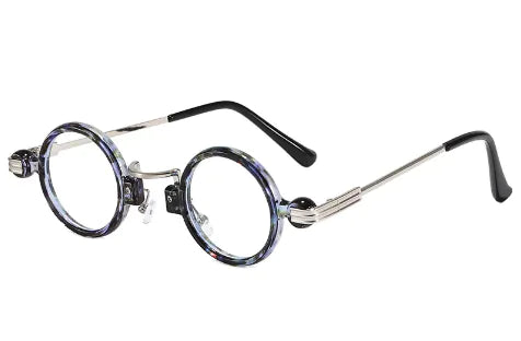 משקפי שמש עגולים בסגנון סטימפאנק רטרו