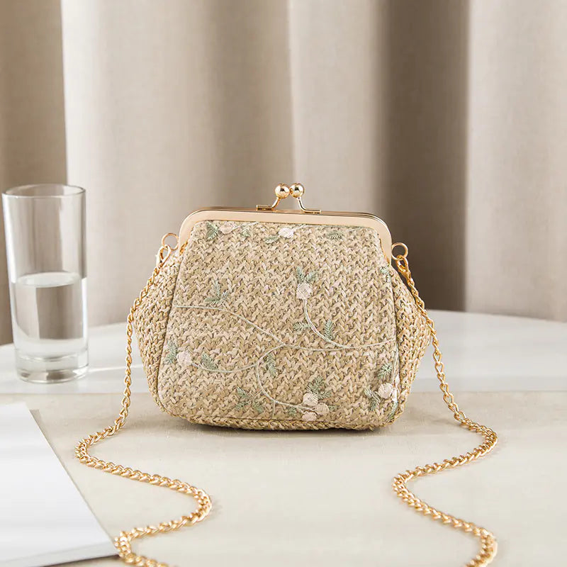 New Summer Woven Lace Shoulder Bag for Women
