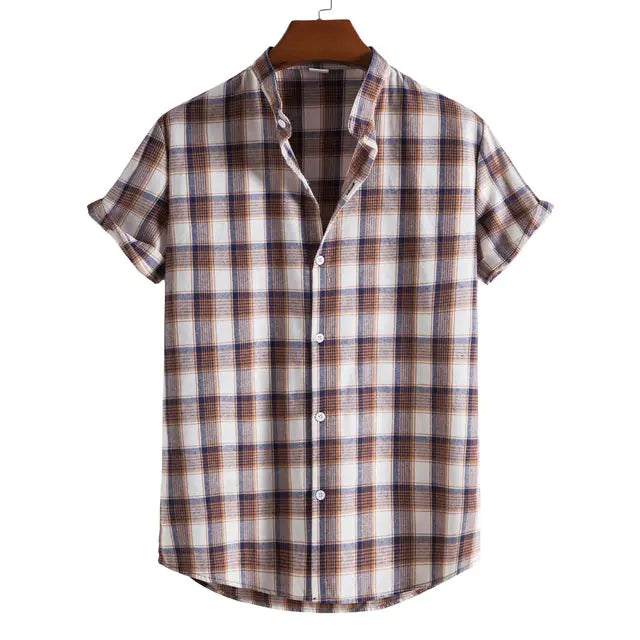 Casual Men's Shirt in Cotton Polyester Blend