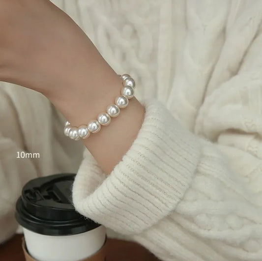 Elegant Freshwater Pearl Beaded Bracelet