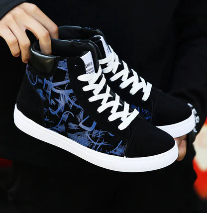 Spring High-Top Korean Casual Canvas Shoes for Teens