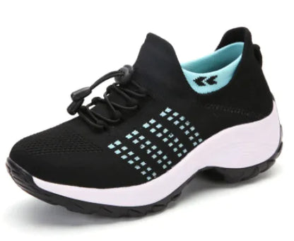 Women's Large-Size Breathable Sock Sneakers