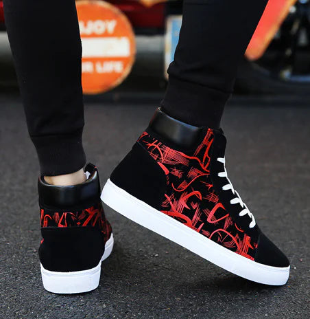 Spring High-Top Korean Casual Canvas Shoes for Teens