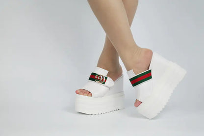 Gucci Summer Platform Wedge Heels