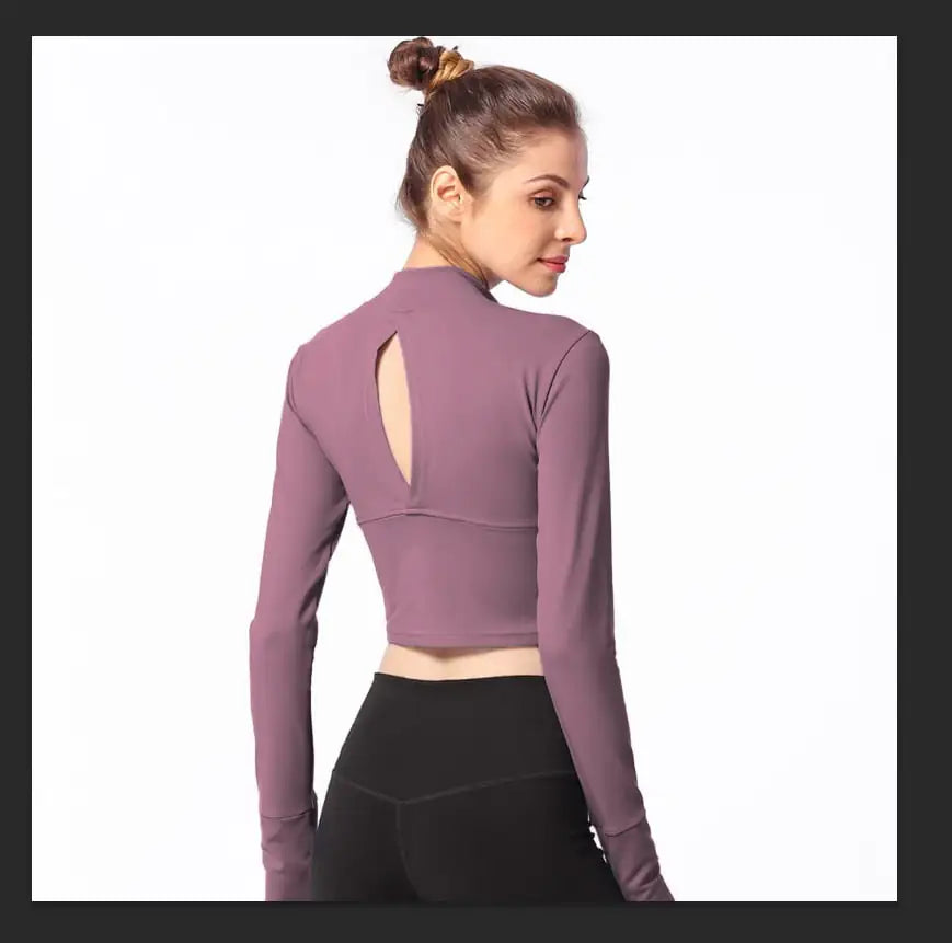Long Sleeve Skinny Yoga T-Shirt