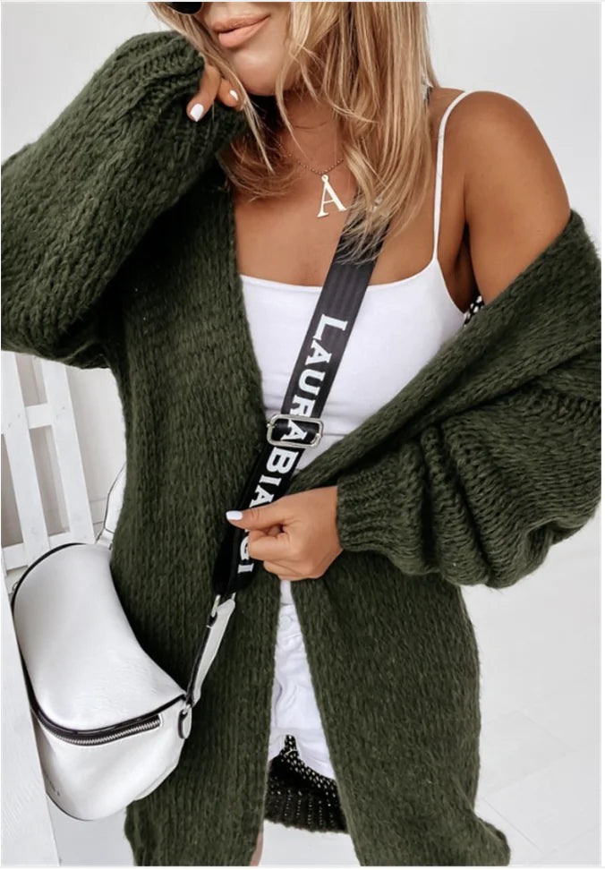 Loose Cardigan Sweater