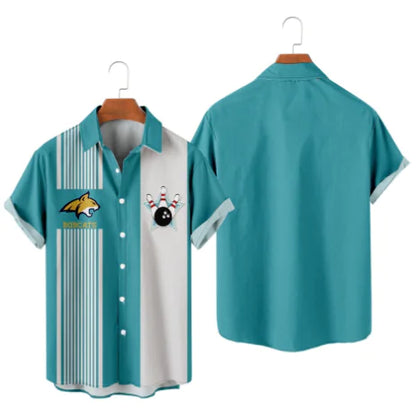 Versatile Casual Men's Shirt in Polyester Spandex