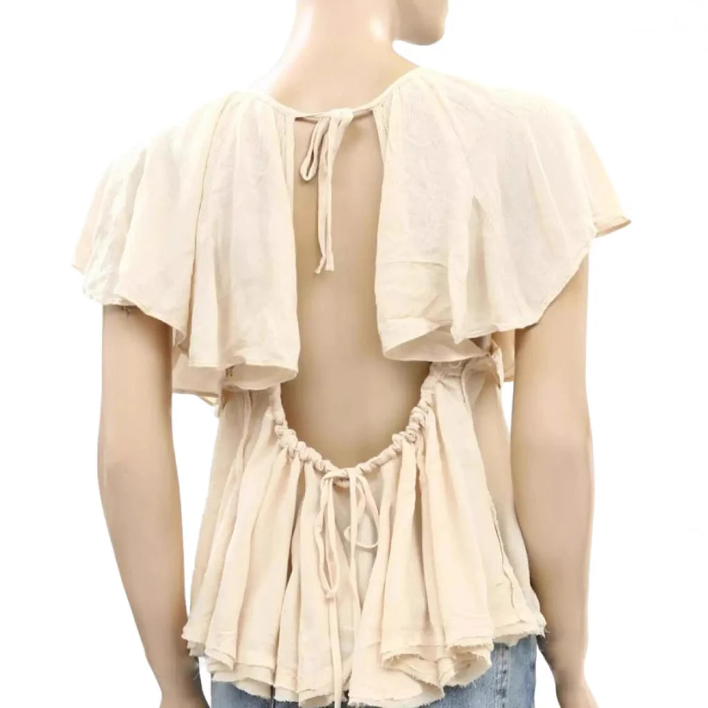 Linen Texture Round Neck Casual Shirt