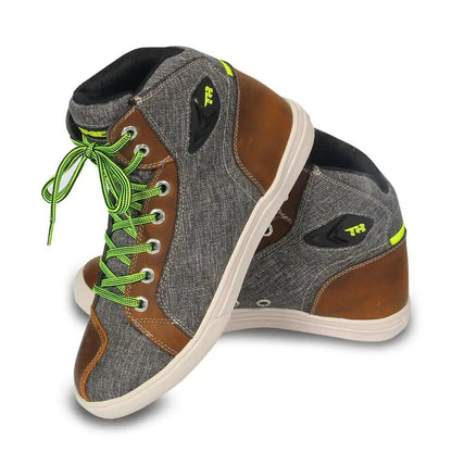 מגפי רכיבה קצרים לגברים לקיץ עם אופנוע