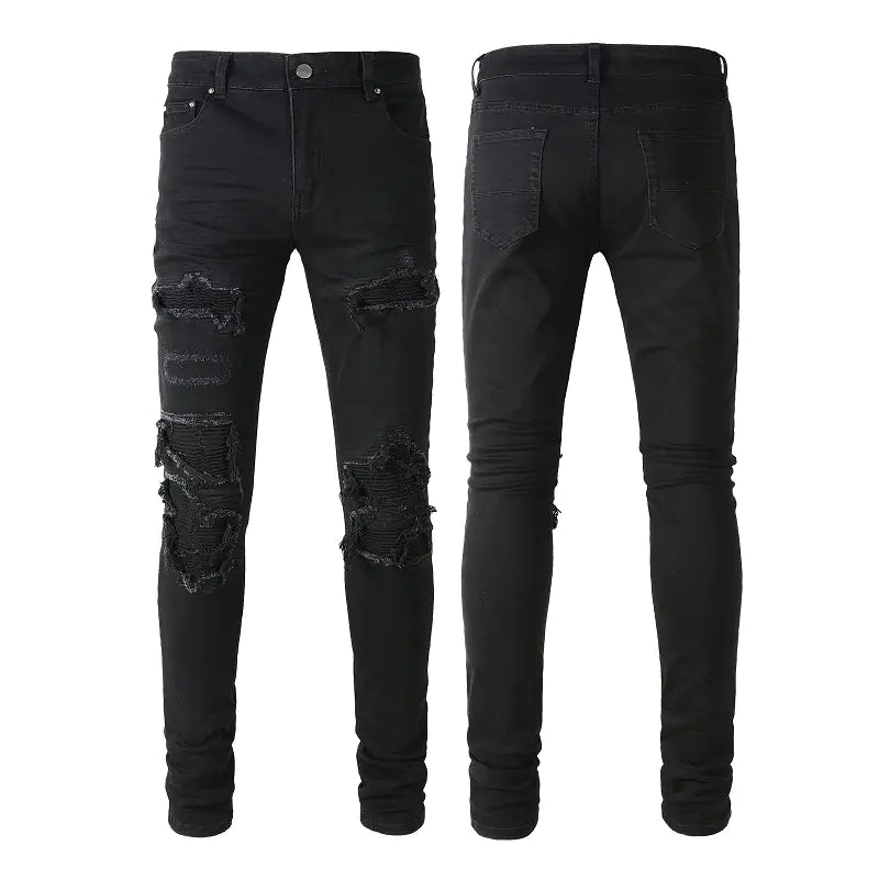 Men's Black Hole Jeans