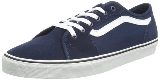 Vans Mens Filmore Decon Sneaker Suede Canvas Dress Blues White 8