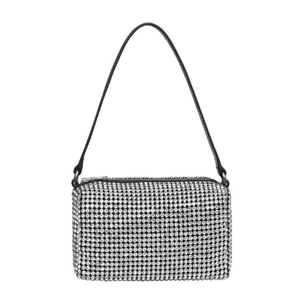 Diamond-Studded Single Shoulder Tote Bag for Women