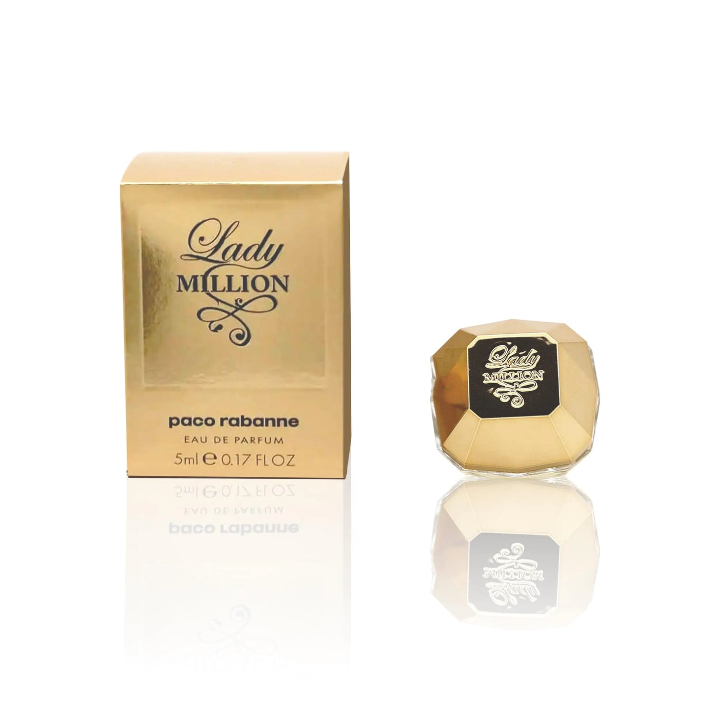 Lady Million Perfume for Women Mini Splash EDP 0.17 Fl oz