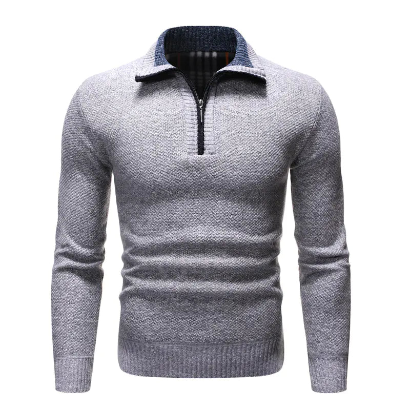 Men's Lapel Sweater