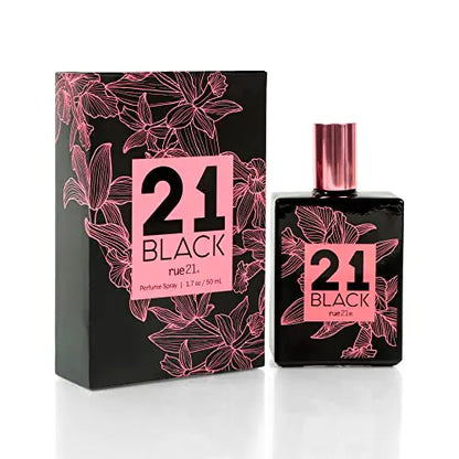 Rue 21 21 Black Eau De Parfum Womens Perfume Spray - 1.7 fl oz (50 ml)