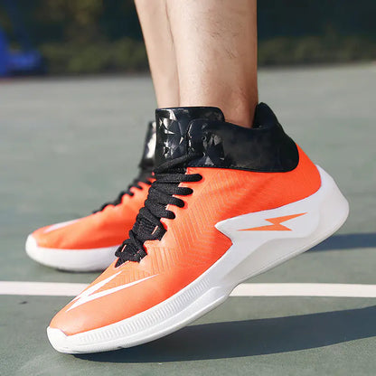 Men's Fashion Shock-Absorbing Basketball Sneakers