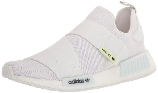 adidas Womens NMD_r1 Sneaker White/White/Black 8