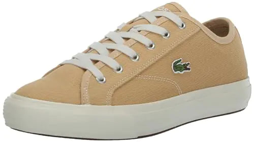 Lacoste Mens BACKCOURT Sneaker LT BRW/Off WHT 9