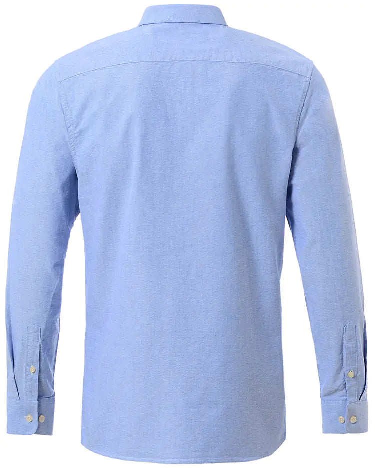 Men's Casual Solid Color Long Sleeve Shirt