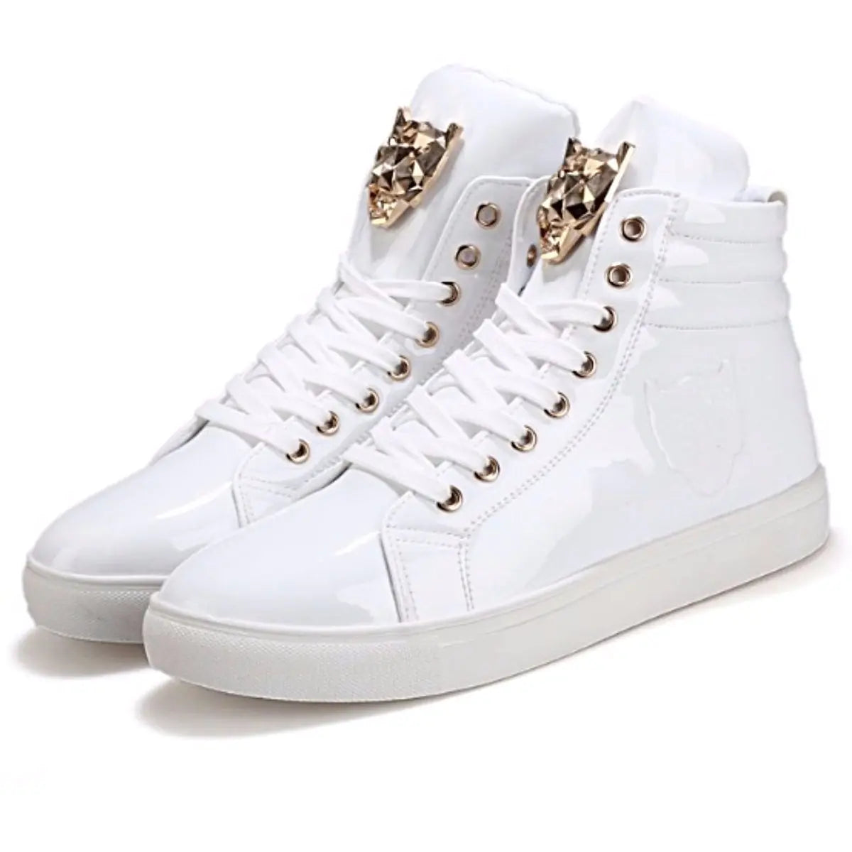 Fashionable High-Top Sneakers - Casual Style
