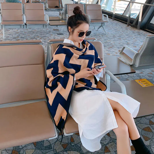 2019 Autumn Winter Women's Scarf Thick Triangle Cape