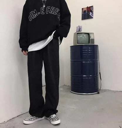 Wide-Leg Jeans Pants