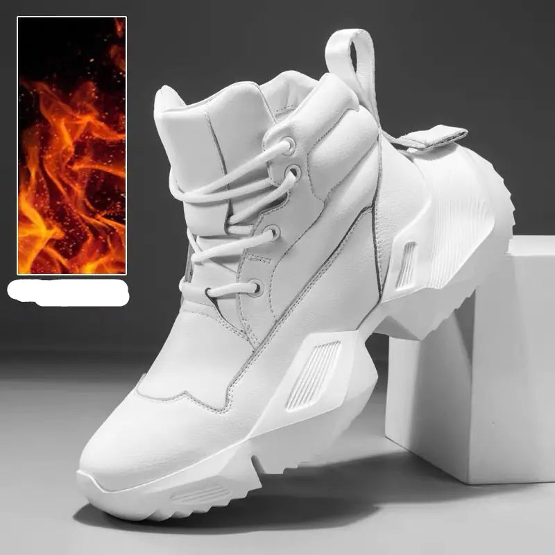 Black Samurai High Top Shoes for Men